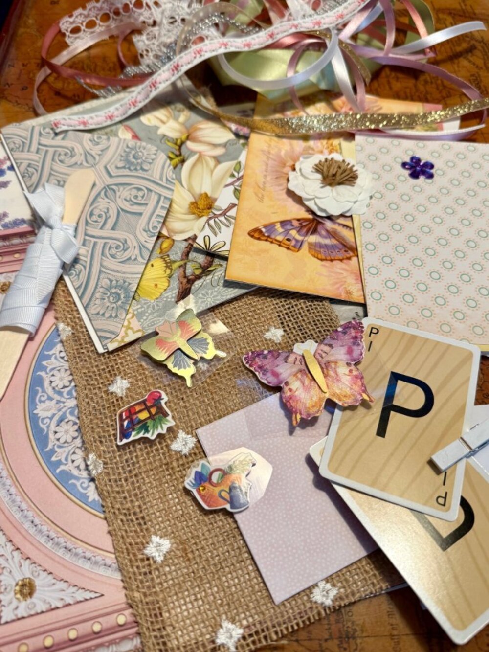 Cottage Core Garden Theme Ephemera Pack 50+ Junk Journal Pieces, Florals